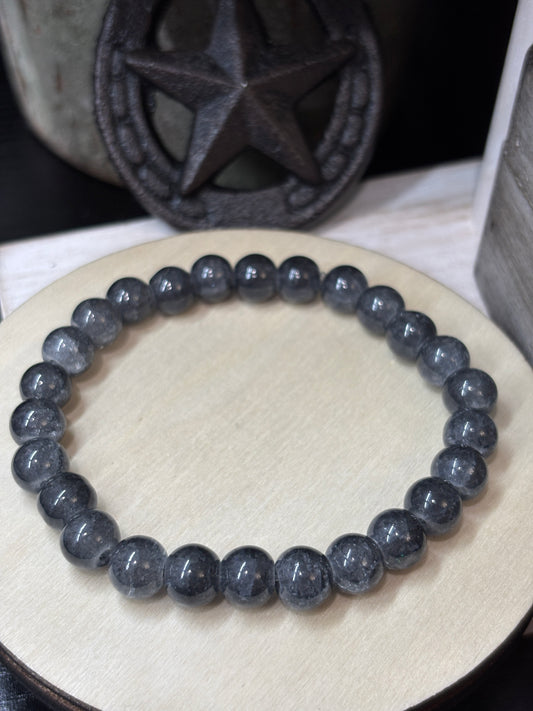 "Beatrice" - Handmade Glass Beaded Stretch Bracelet