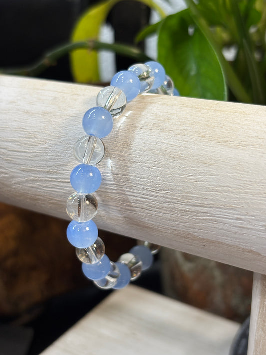 "Toni" - Handmade Glass Beaded Stretch Bracelet